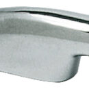 In acciaio inox lucidato a specchio.