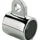 In acciaio inox AISI 316 per montaggio sui candelieri. Serve come presa di forza per usi vari, foro Ø 8 mm.