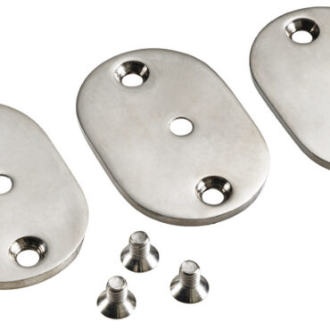 Handrail kit 2 plates + 2 screws