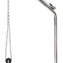 Adatta per sollevamento tender (in coppia)o per sollevamento motore fuoribordo. Completa di boccola in acciaio inox ad incasso, carrucola di rinvio e cima in nylon.