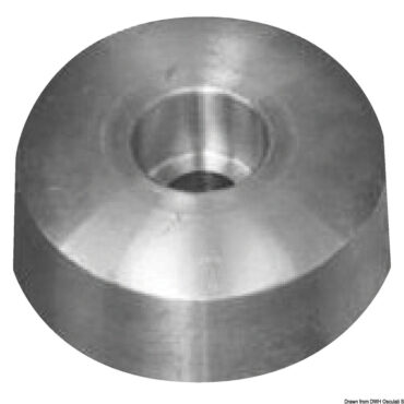 Lateral anode couple for 2 blades propeller