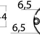 Anode compatible with Max-Prop 28/35 mm