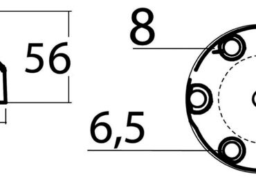 Anode compatible with Max-Prop 35/45 mm
