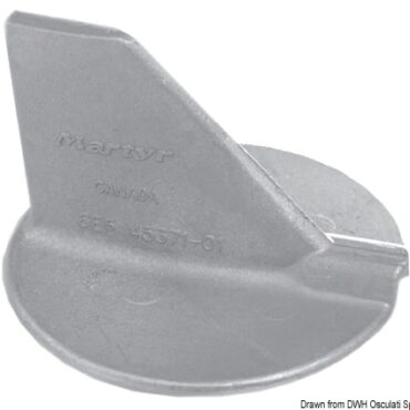 Aluminium fin anode 100/225 HP