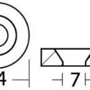 Aluminium anode for Yamaha Ø 24 mm