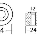 Zinc ring anode Ø 24 x 15 mm