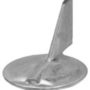 Zinc fin anode rightward bend 100/220 HP