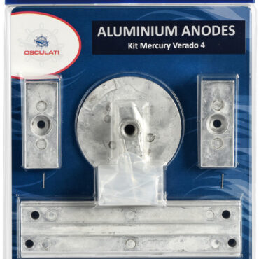 Anode kit for Mercury 4-pcs. aluminium
