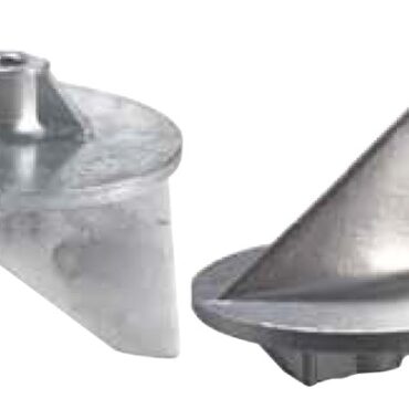 Short finn anode for Mercury 40-225 HP aluminium