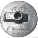 Flat fin aluminium anode for Bravo