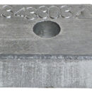 Aluminium anode for Mercury 4/5/6 HP