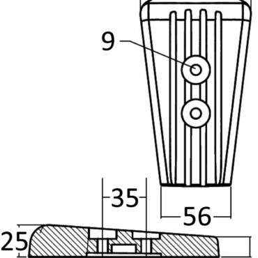 Aluminium anode Volvo DPR-DPH