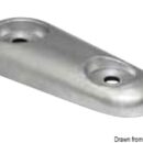 Aluminium oval Vetus type anode 940 g