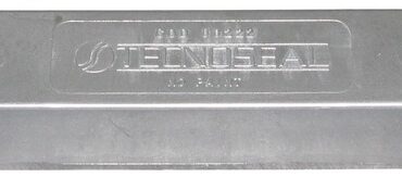 Aluminium oval Vetus type anode 900 g