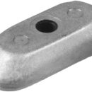 Plate anode 2/5 HP no insert bore Ø 7 mm