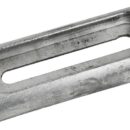 Zinc anode for bolt mounting 200x65 mm