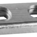 Con interposta placca in gomma.