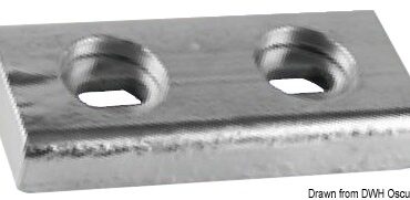 Con interposta placca in gomma.