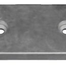 Con interposta placca in gomma.