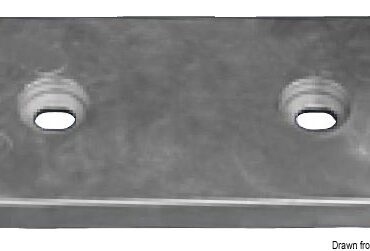 Con interposta placca in gomma.