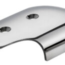 In acciaio inox 316L lucidato a specchio con svasature ad utensile.Il suo design pratico ed elegante accompagna l’attacco del profilo.