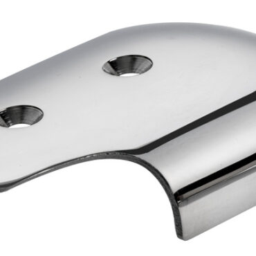 In acciaio inox 316L lucidato a specchio con svasature ad utensile.Il suo design pratico ed elegante accompagna l’attacco del profilo.