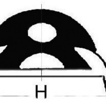 Con inserti in PVC flessibile in vari colori e terminabili da abbinare. Venduti in barre da 6 o 3 m.Ordine minimo 24 m per misura.