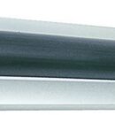 Con inserti in PVC flessibile in vari colori e terminabili da abbinare. Venduti in barre da 6 o 3 m.Ordine minimo 24 m per misura.