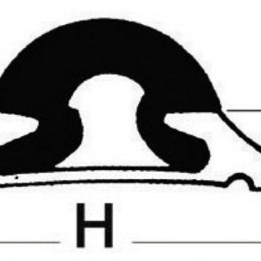 Con inserti in PVC flessibile in vari colori e terminabili da abbinare. Venduti in barre da 6 o 3 m.Ordine minimo 24 m per misura.