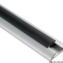 Con inserti in PVC flessibile in vari colori e terminabili da abbinare. Venduti in barre da 6 o 3 m.Ordine minimo 24 m per misura.