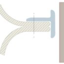 Profilo in PVC flessibile con supporto in PVC semi rigido. Prende facilmente qualsiasi piega. Adatto per scafi con giunzione a labbro, rotoli da 24 m. Ordine minimo 24 m per modello.