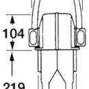 Per il montaggio a cruscotto. Tirando in fuori la leva si disinnesta l’invertitore durante il riscaldamento del motore. Muniti di frizione interna, utilizzano cavi C2/C8/ MACH0.