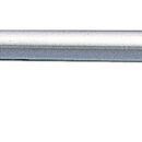 Versione con bloccaggio brevettato a scatto. Modello universale, é realizzato in tubo di alluminio anodizzato, con manopole in gomma e bloccaggio in nylon.