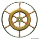 Caratteristiche costruttive come le ruote 45.160.xx. Il cerchio esterno é montato senza viti. Il mozzo e le fasce sono in ottone cromato. Complete di cono universale.