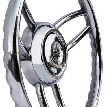 Struttura in acciaio inox lucido. Cono universale.