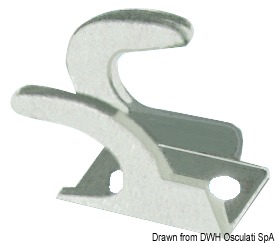 In acciaio inox. Per motori: Johnson, Evinrude, Penta, Selva.