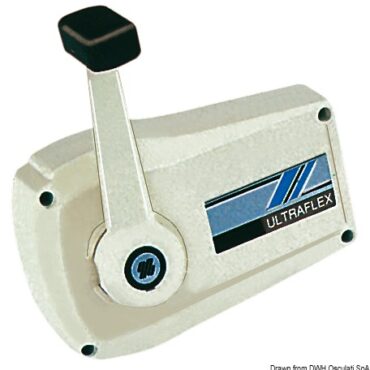 Modello universale, progettato per l’applicazione a parete laterale, destra o sinistra. Viene consigliato per motori fuoribordo o entrobordo provvisti di invertitore idraulico. Date le ridotte dimensioni trova applicazione su qualsiasi tipo di imbarcazione. E’ dotato di un dispositivo di blocca leva in folle. Viene venduto completo di Kit universale, utilizza tutti i cavi eccetto C4 e C22. Con cavi C5 e C16 occorre il kit K35. Con cavi C14/MATCH14 occorre il kit K51.