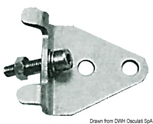 Per attacco timoneria su motori Yamaha/Mariner.