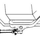 Per attacco motore su cavi senza passaggio nel canotto.
