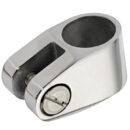 In acciaio inox AISI 316 lucidato a specchio.