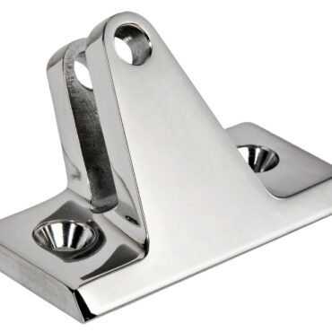 In acciaio inox AISI 316 lucidato a specchio.