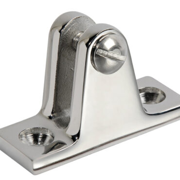 In acciaio inox AISI 316 lucidato a specchio.