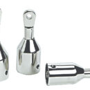 Per tubi capottine con occhio regolabile e con escursione di 15 mm. Permettono di tesare perfettamente il tendalino. Fabbricati in acciaio; inox AISI 316 lucidato a specchio.