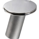 Boccola in acciaio inox AISI 316 ad incasso disponibile in 3 modelli con contro-ghiera di fissaggio.