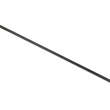 Palo in fibra di vetro ricoperto in fibra di carbonio con inserti in acciaio inox AISI 316L.