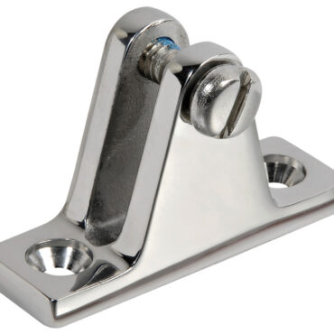 In acciaio inox AISI 316 lucidato a specchio.