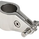 In acciaio inox AISI 316 lucidato a specchio.