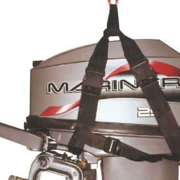 Dotata di maniglia superiore, universale per tutti i fuori bordo in commercio.Indispensabile per spostare il fuoribordo dal Pram al pulpito di poppa e viceversa.