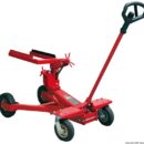 Carrello per assistenza ai piedi poppieri.Regolazione su 3 assi.Permette di allineare perfettamente il piede, velocizza il lavoro ed è possibile fare il montaggio con un solo operatore.