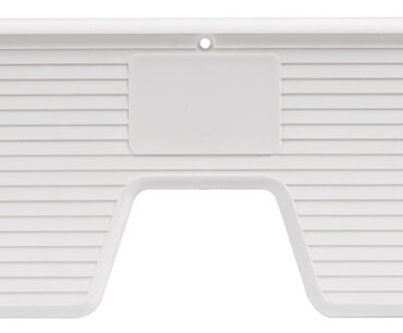 Stern protection plate white 230x85 mm